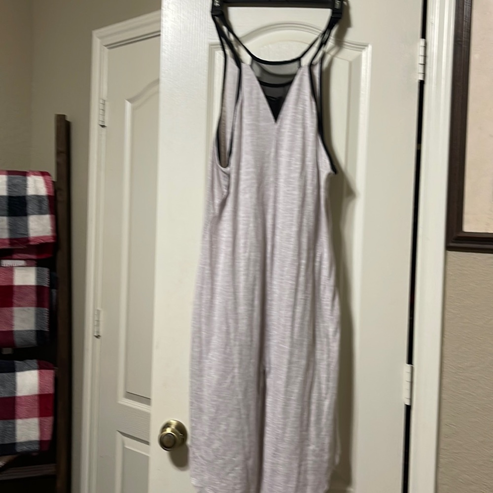 Gray Hurley double strap dress/ coverup